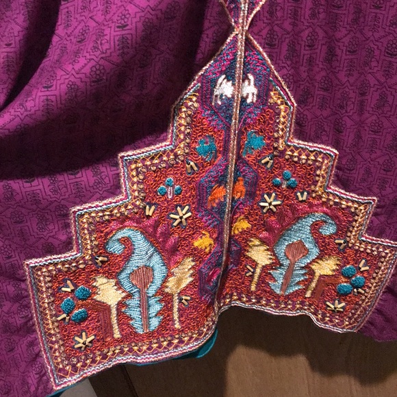 Benzer 36 Beaded Embroidered Kurta Vibrant - Picture 3 of 16